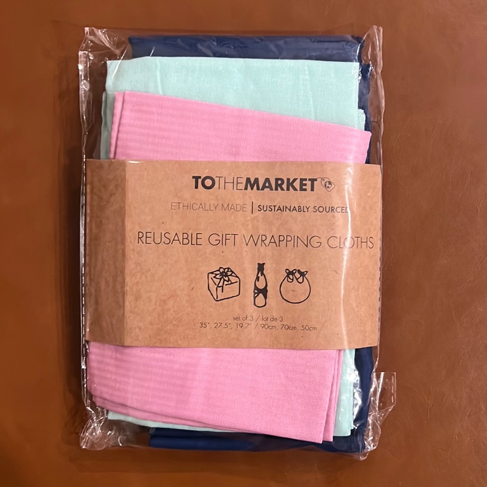 Ethically Made & Sustainability Sourced Reusable Gift Wrapping Cloths